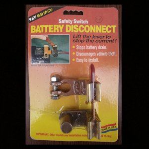 New Sealed WirthCo Battery Disconnect Safety Switch RV TM-8 on Flat Pack
